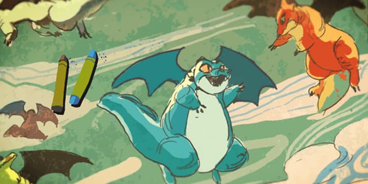 Crayon Dragon