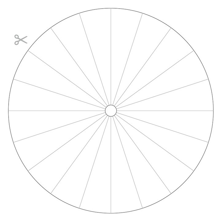Modèle pour phonotrope. CC0