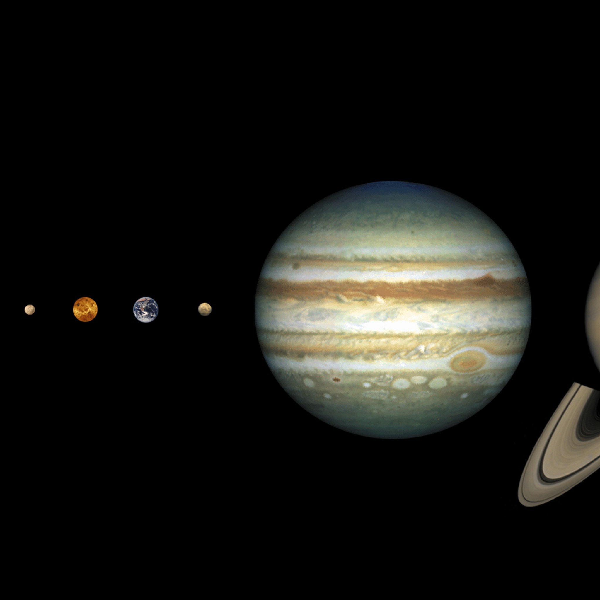 La taille des planètes, NASA. CC0