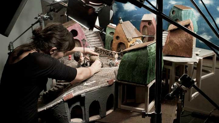Anna Solanas lors du tournage © I+G Stop Motion