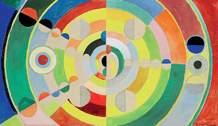 Rythme, Robert Delaunay, 1932.Collection particulière. CC0
