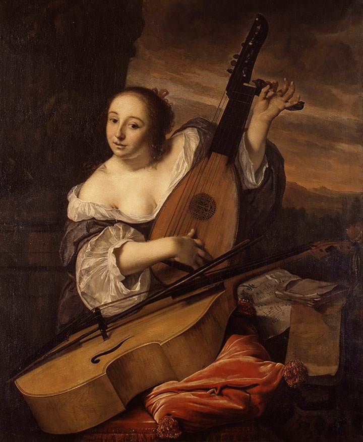 La musicienne, Bartholomeus van der Helst, 17ème siècle. MET. CC0