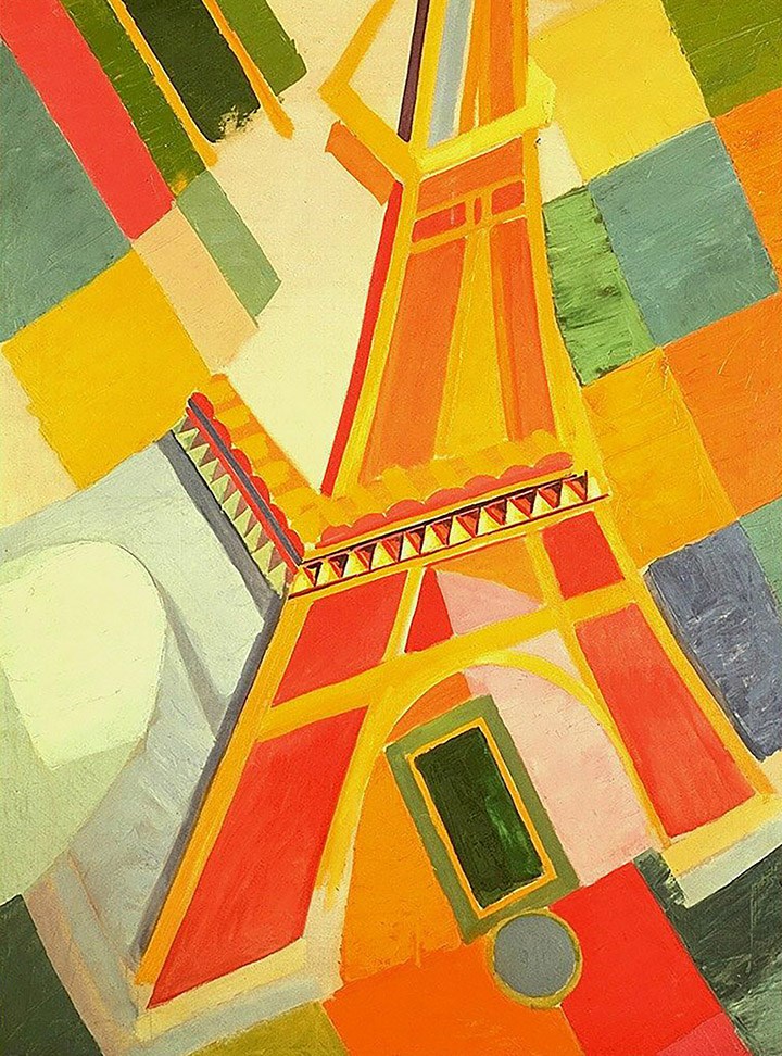 Tour Eiffel par Robert Delaunay (1924) © Musée de Hirschhorn