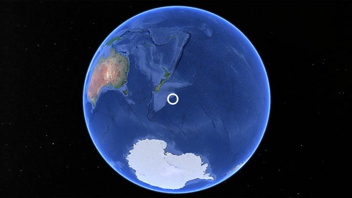 Îles des Antipodes © Google earth