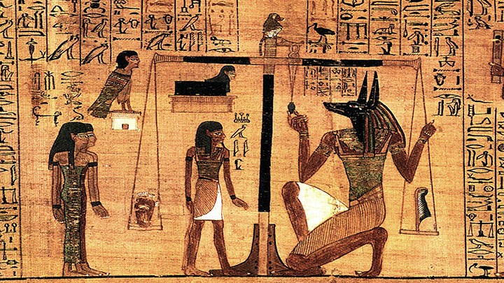 Papyrus d'Ani, vers 1200 avant notre ère. CC0